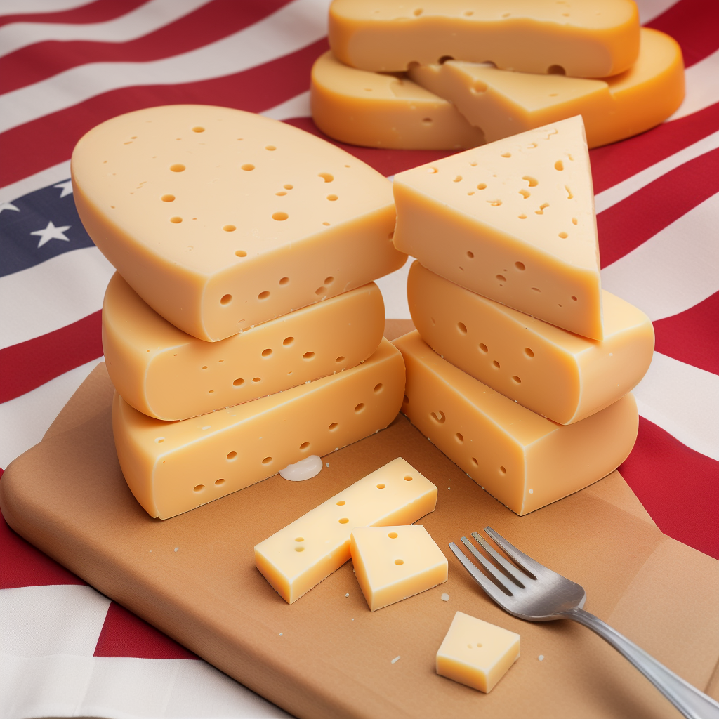 american cheese in a block
