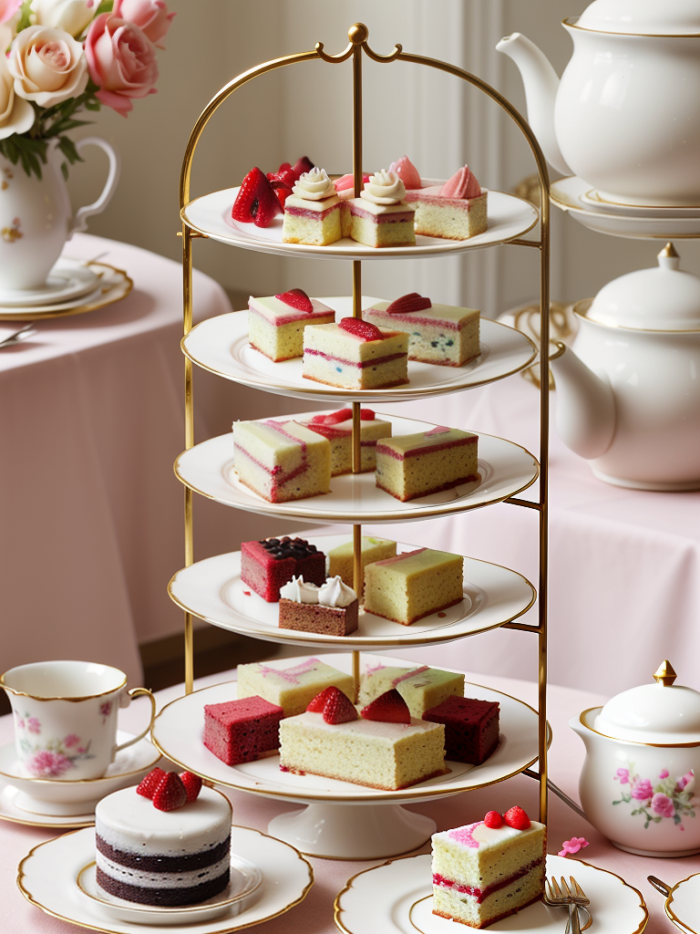 cakes for afternoon tea party