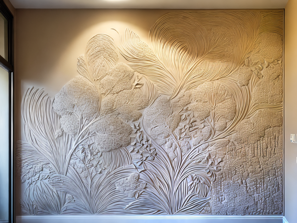interior design wall bas-relief