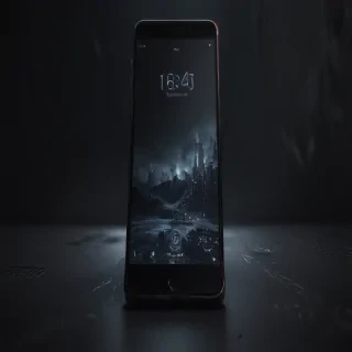 dark phone background
