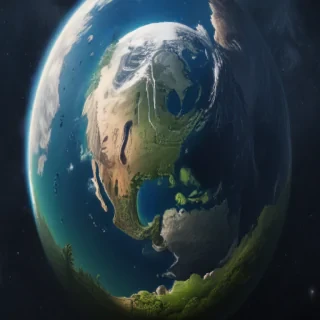 animated pic of earth