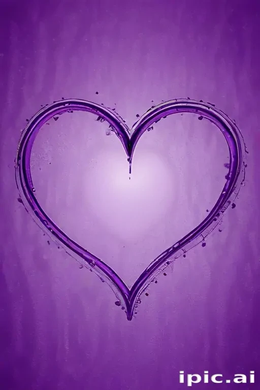 purple wallpaper heart