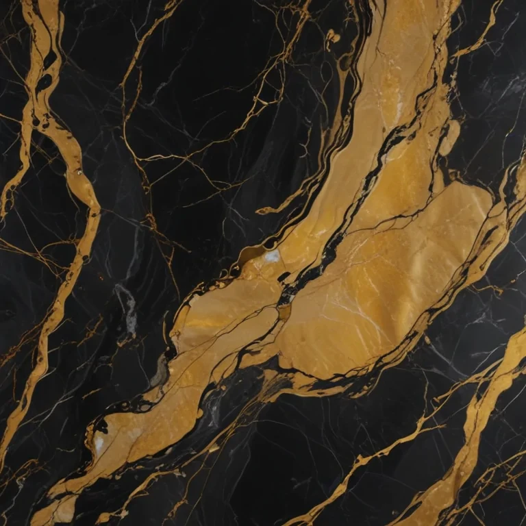 black and gold marble