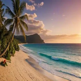 christmas beach wallpaper