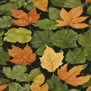leaves no background