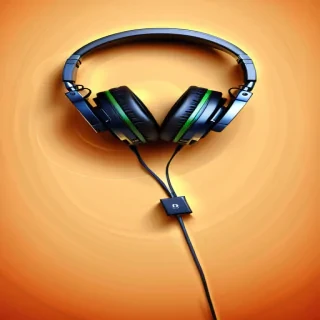 headphones background
