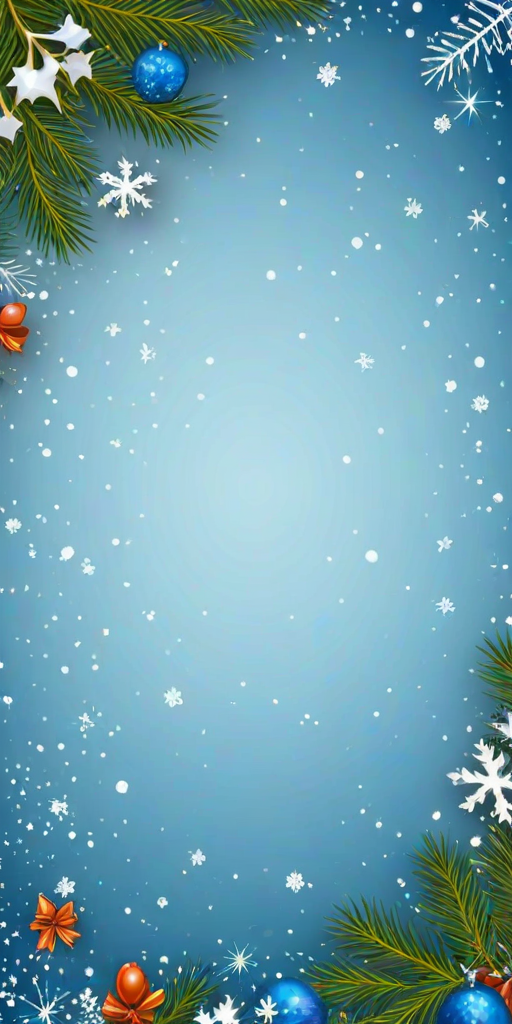 blue christmas bg