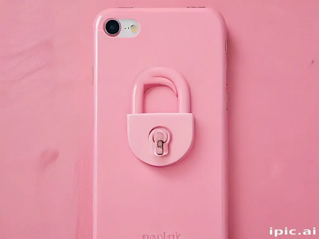 pink lock screen