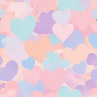 pastel heart background
