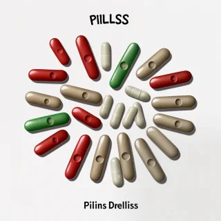 pills drawing