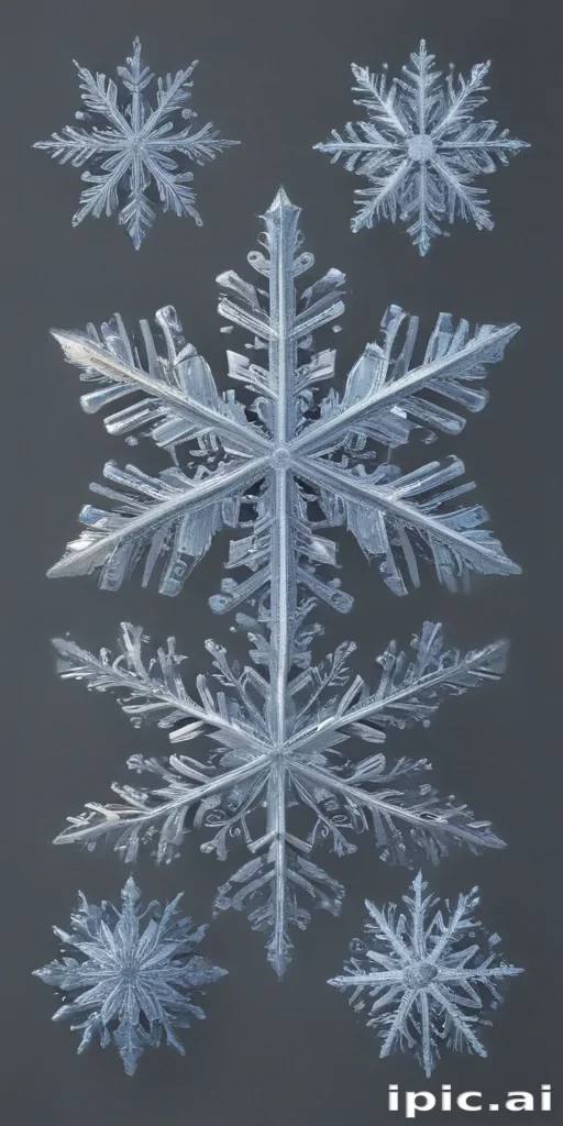 snowflake clipart with transparent background