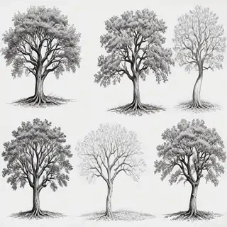 images of trees for drawing