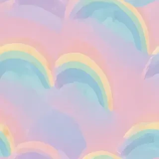 pastel rainbow