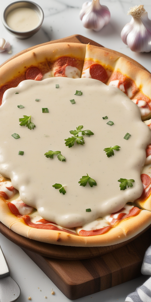 creamy garlic sauce for pizza