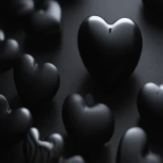 black hearts background