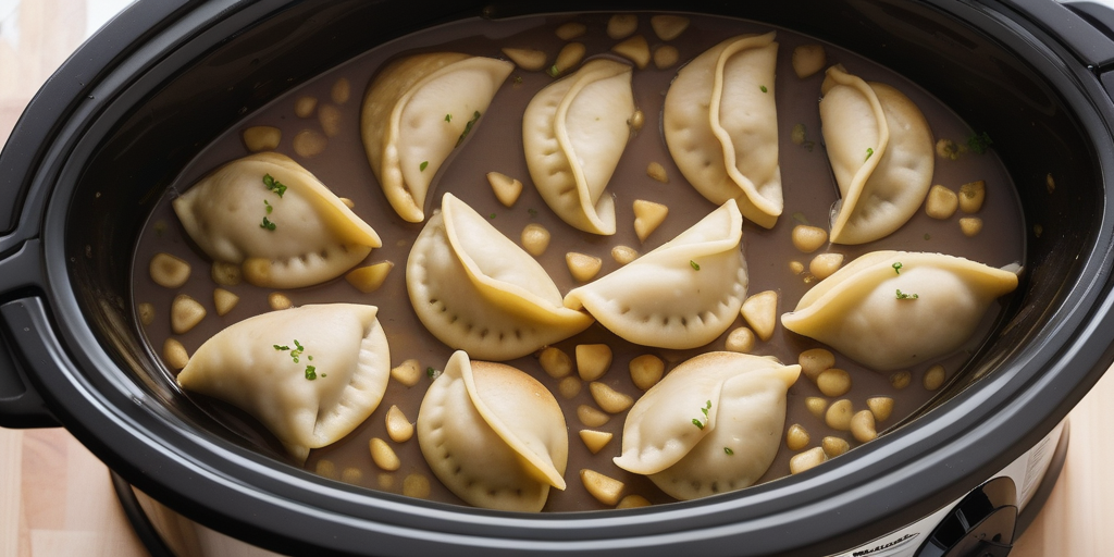 pierogies in a crock pot