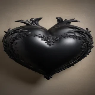 black heart pic