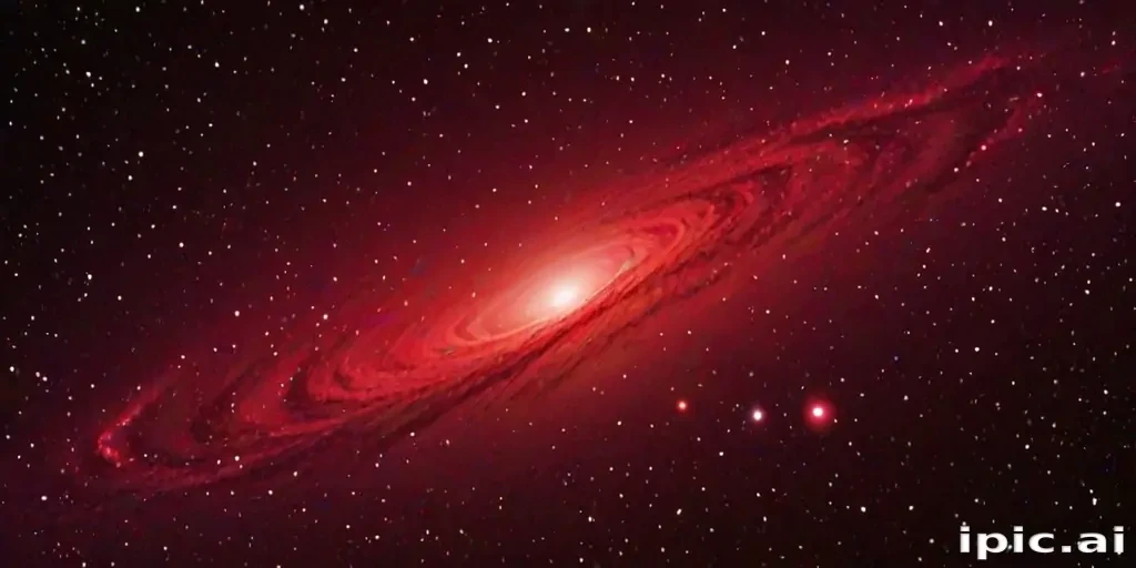 galaxy red wallpaper