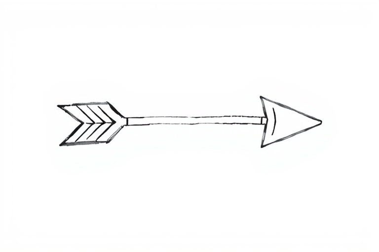 hand drawn arrow