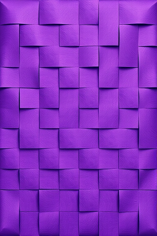 Create a high-resolution image of a repeating pattern of overlapping purple squares with varying shades and thicknesses, using a DSLR camera with a 50mm lens at f/8, ISO 100, shot from a top-down perspective to enhance detail and texture.