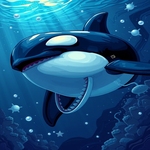 wallpaper orca