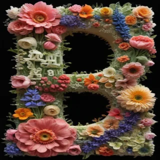 floral letters