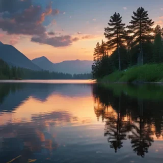 background lake