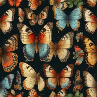 vintage butterfly illustration