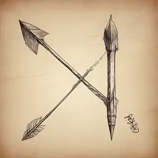 hand drawn arrow