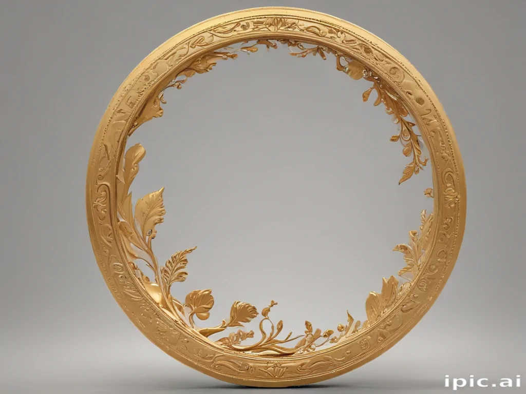 gold circle png