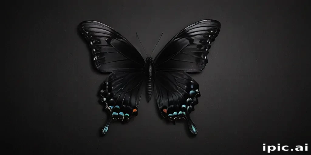 black butterfly wallpaper