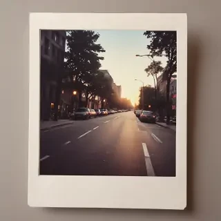 aesthetic polaroid frame
