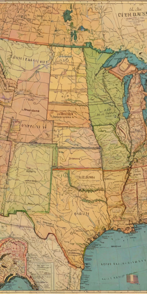 united states map