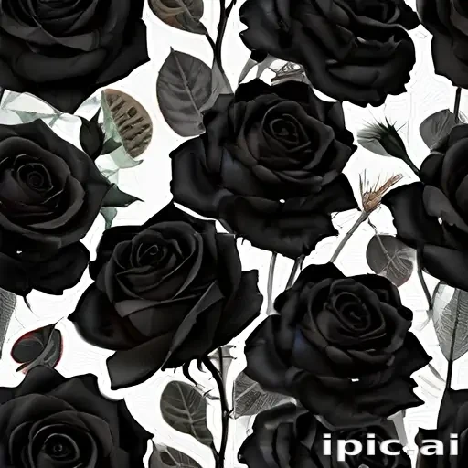 black roses background
