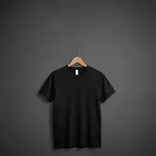 high resolution black t shirt template