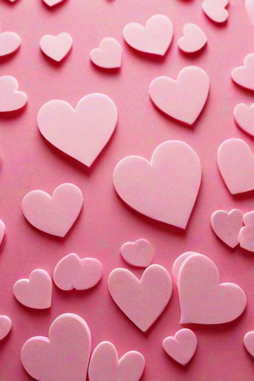pink hearts background