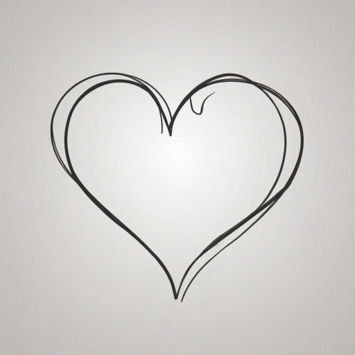 outline heart png