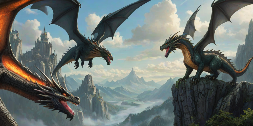 backgrounds of dragons