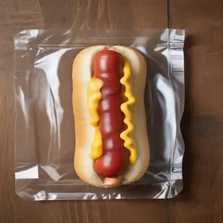 transparent hot dog