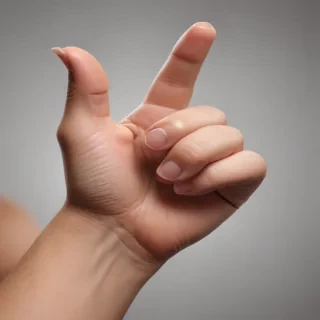 finger pointing png