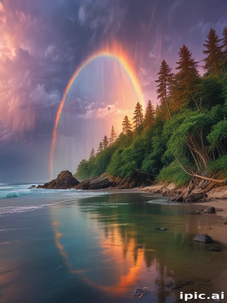 aesthetic wallpapers rainbow