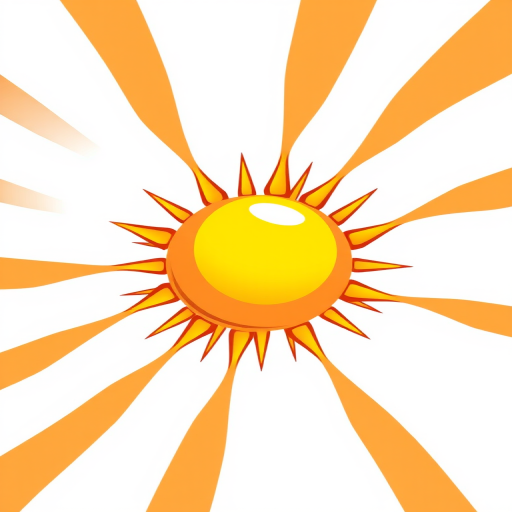 sun clipart transparent background