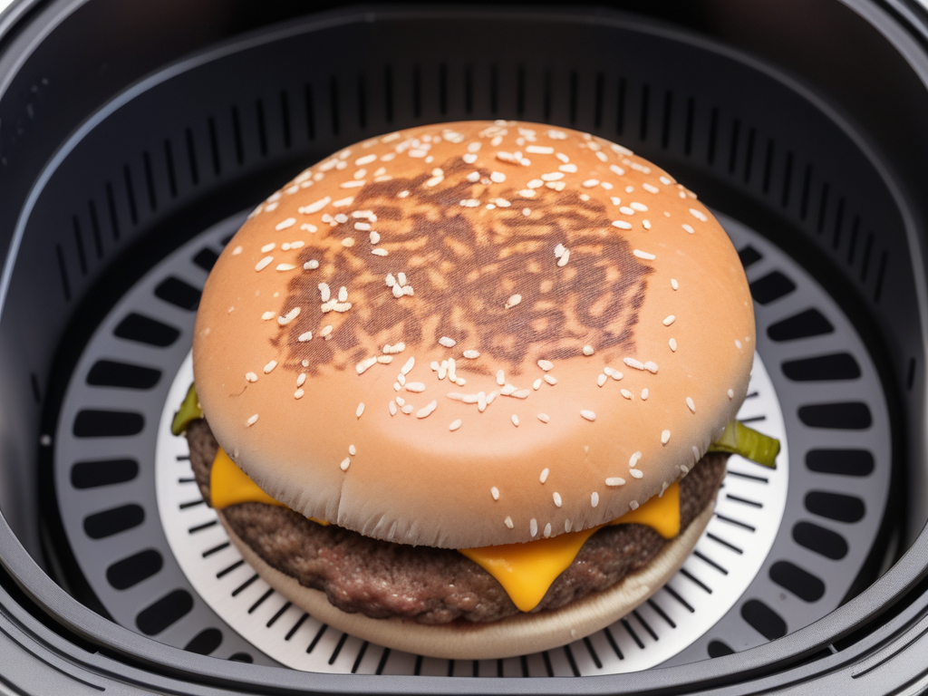 frozen burger in air fryer 400 degrees