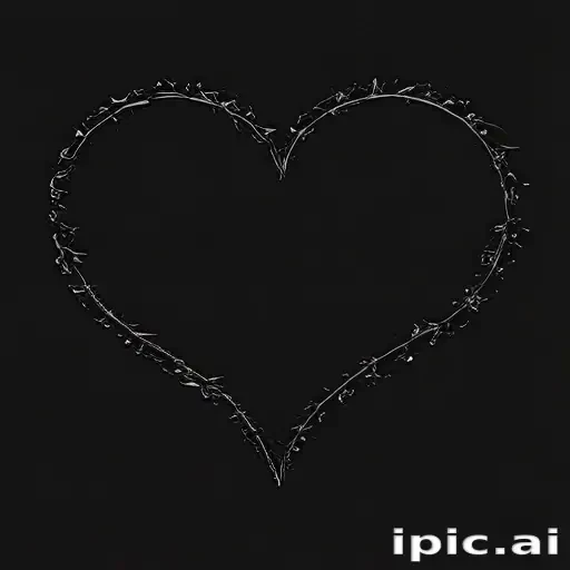 wallpaper black heart