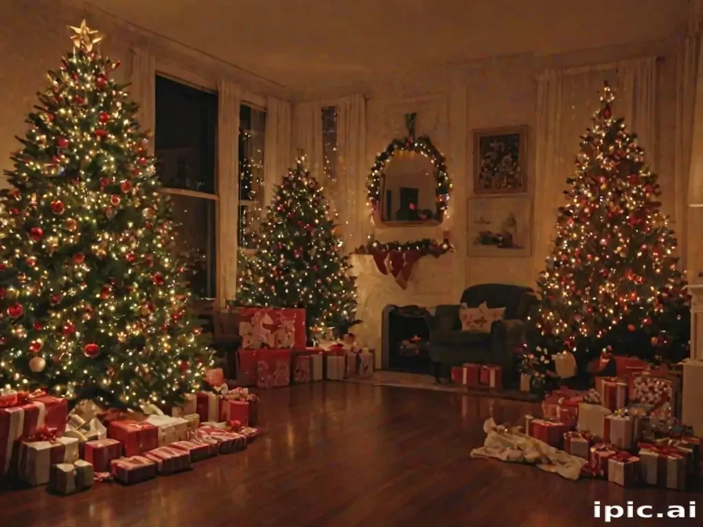 christmas background aesthetic