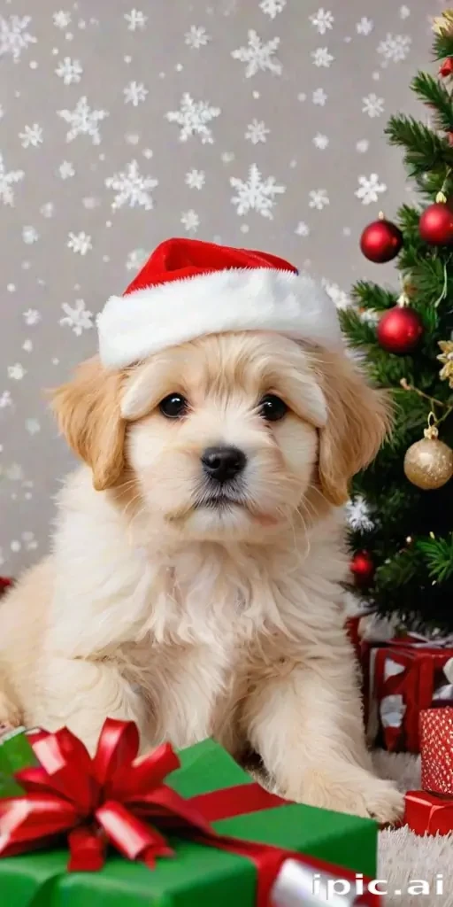 christmas wallpaper dogs