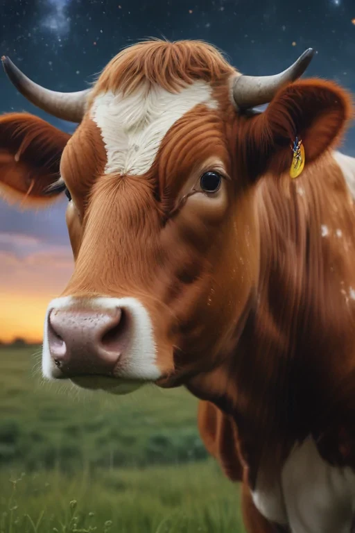 aesthetic cow print
