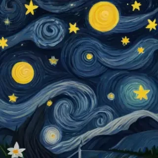 starry night png