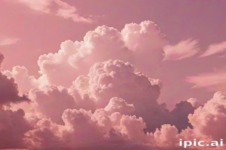 aesthetic pink clouds