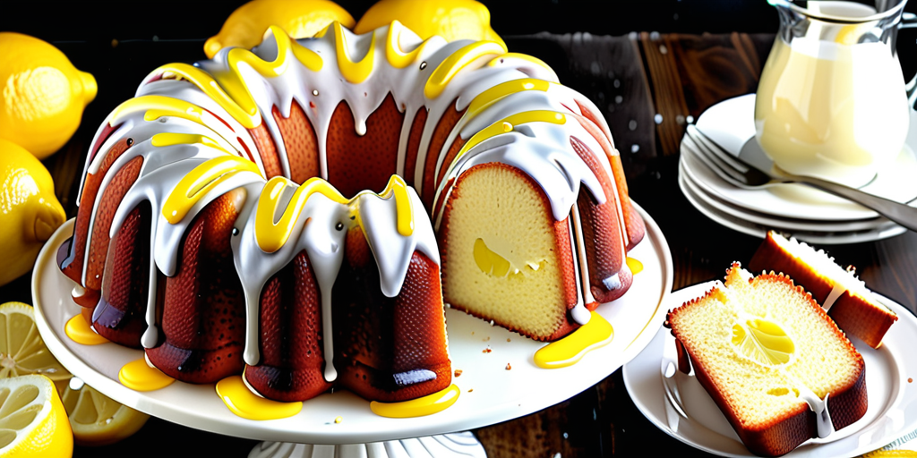 cream cheese lemon pound cake